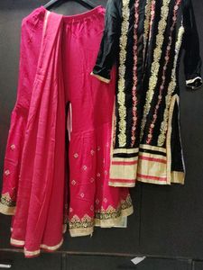 Beautiful✨✨✨✨ Garara Suit Full Stitch