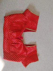 Elegant Embroidered Saree &amp; Blouse Set