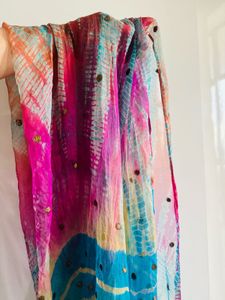 Colorful Beads Detail Dupatta