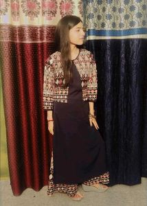 Women Kurta Plazzo And Ethnic Jacket