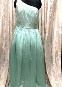 Elegant One-Shoulder Dress + 3 Freebie Earings Set