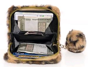 Leopard Print Fluffy Wallet 🦁