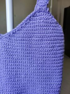 Chrochet Lavender Top