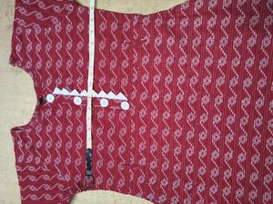 Red Ikat-Inspired Button Up. TODAY DEAL 👍👌