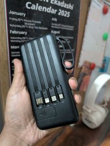 Zebronics - 10000 Mah PowerBank With Inbuilt Cable