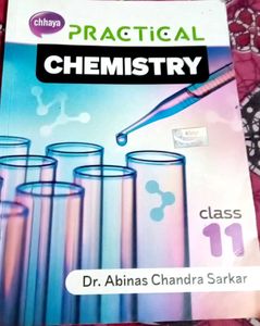 Chhaya prakashani chemistry practical book (XI)