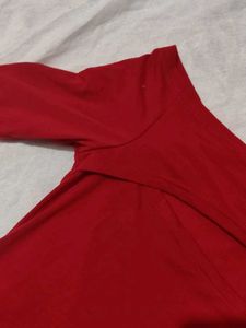 Red Cropped T-Shirt