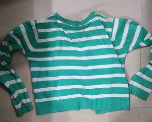 Striped Knit Cardigan