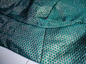 Green Brocade Readymade Saree Blouse