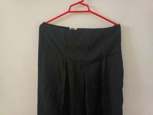Corset Style High Waist Trouser In Black