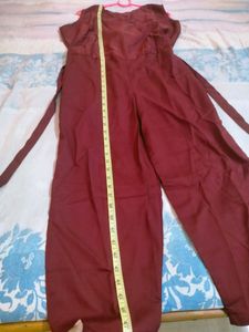 Maroon Jumpsuit