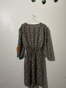 Leopard Print Mini Dress