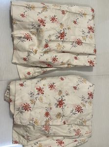 Pair Of Cream Coloured Curtains