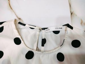Polka Dot Korean Top