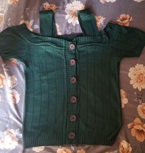 Dark Green Top
