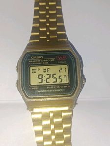 Vintage Casio Gold Digital Watch