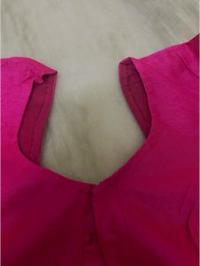 PURE SILK MAGENTA BLOUSE