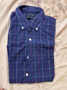 Nautica Slim Fit Plaid checkerd Shirt