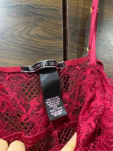 victoria secret Red Lace Cami Slip