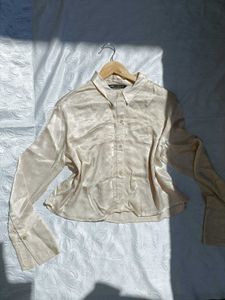 Zara Satin Shirt 🍨🍦