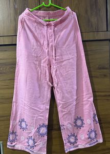Pink Wide Leg Palazzo Pants