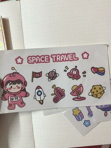 Diary Note Book Sticker Combo