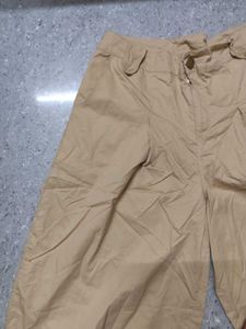 Korean Khaki Wide Leg Shorts