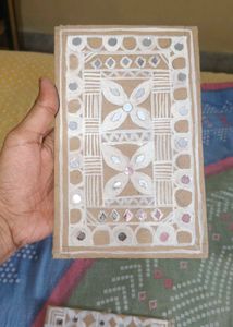 Handmade Mirror Work Art