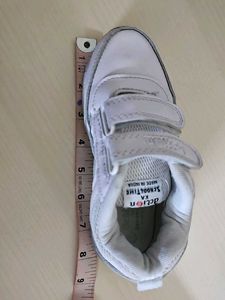 Kids White school shoes