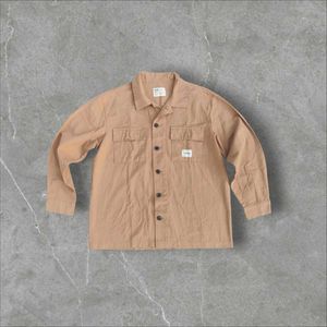 Khaki Button-Down Shirt