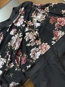 Floral Cape Jumpsuit