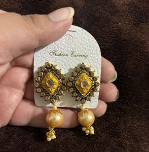 Yellow Earrings