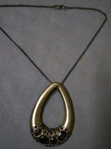 Pendant with Black Stones