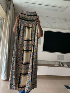 Tube Top Floor Length, Multicoloured Maxi