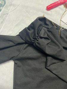 Chic Black Off-Shoulder Top