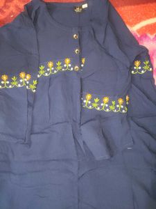 Embroidered Tunic Top