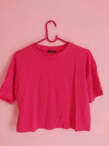 Pink Casual T-Shirt