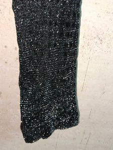 Partywear See-through Sparkly Top Black 🖤