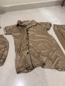 4 Piece Night Suit
