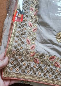Grey 🩶 Saree For Wedding 💍💒