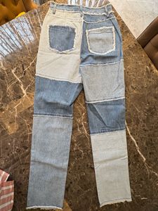 Patchwork Denim Jeans - Brand MissGuided
