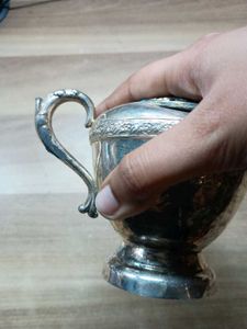 vintage Wiskemann silver-plated teapot