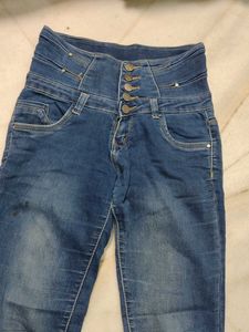 High Waist Denim Jeans