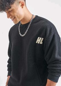 Trendy Round Neck Oversized Sweatshirt