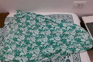 Floral Fabric with Eyelet Detail