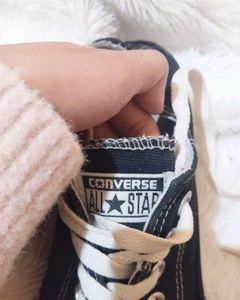 Worn - in Black Converse Sneakers (3yrs)