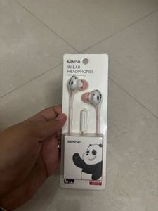 🆕 “Miniso” CN Licensed Earphones- We Bare Bears