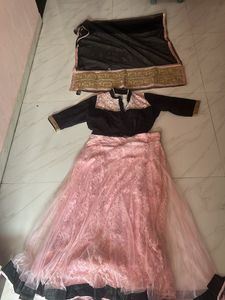 Pink Lahenga Choli