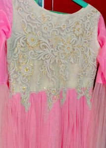 Price - 580  rs Only🥳 Long Designer Neck Work Gow