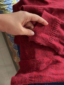 Old Navy Red Knit Sweater